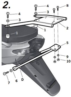Soporte maleta shad y. Ne'os 50 08
