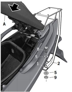 Soporte cofres shad y. T-max 530'12