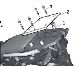 Soporte maleta shad triumph tiger 800 xc 11>21