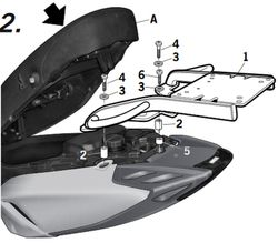 Soporte maleta shad p. Thypoon 50-125 '11