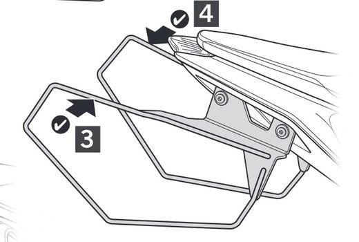 SIDE BAG HOLDER KTM DUKE 125/390 '17