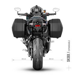 Fijaciones Laterales SHAD 3P System W0MX16IF para BMW M 1000 XR (2024–2026)