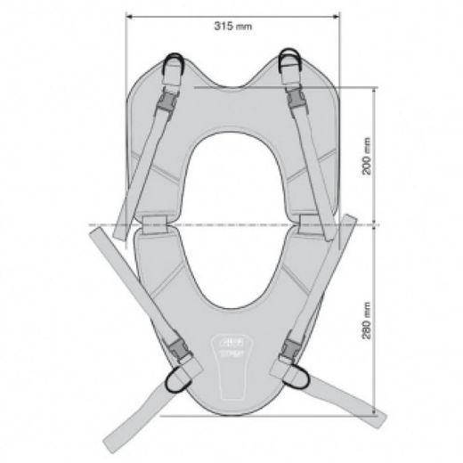 Fijac??n bolsa sobre deposito givi t460b