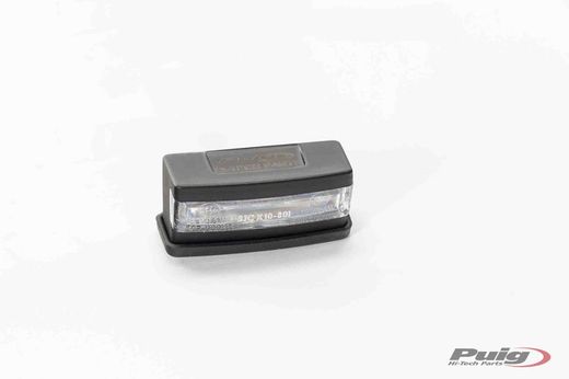 Piloto leds matricula homologado Puig (en Aluminio)