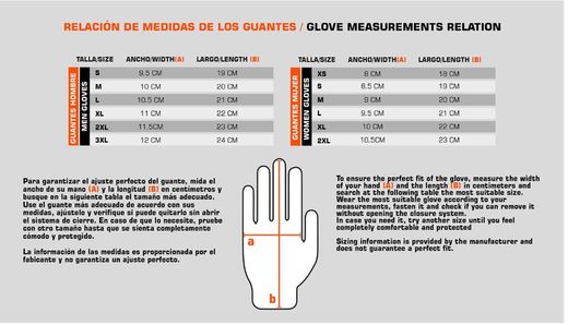 Guante five5 RS2 EVO rojo