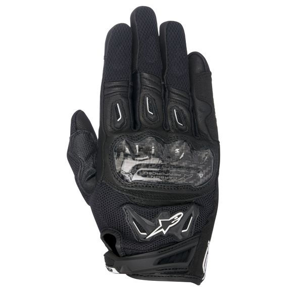 Guantes Moto Alpinestars Stella SMX-2 Air Carbon V2 Negro | Verano | Táctil | CE Nivel 1 L