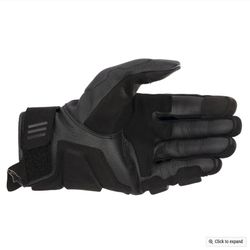 Guantes Alpnestars PHENOM piel negra