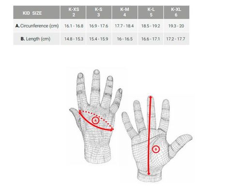 Guantes de Five WFX4 WP Negro KID