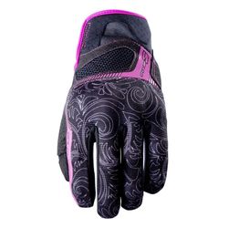 Guantes Five RS3 Replica Woman Negro - rosa ( L o XL)
