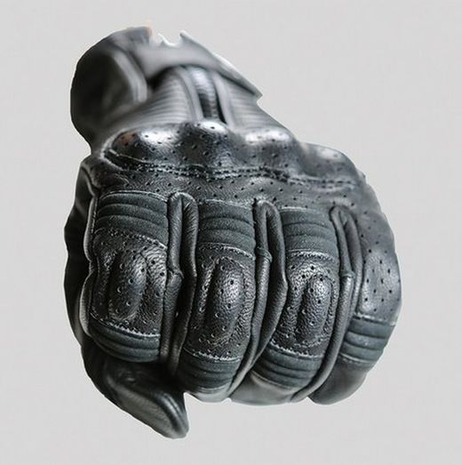 Guantes garibaldi smoke vintage negro