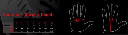 Guantes garibaldi x-scape azules