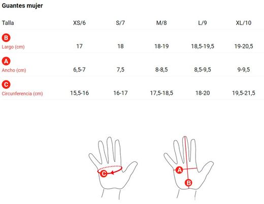 Guantes Garibaldi X-Scape Lady