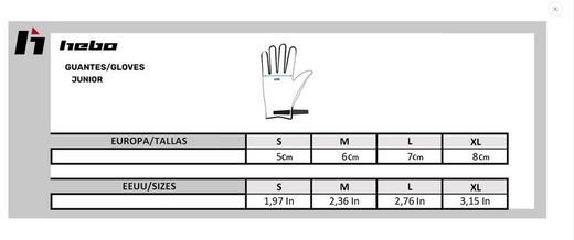 Guantes HEBO Phenix Junior