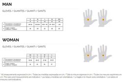 Guantes Moore Air MR Lady piel Negro- blanco