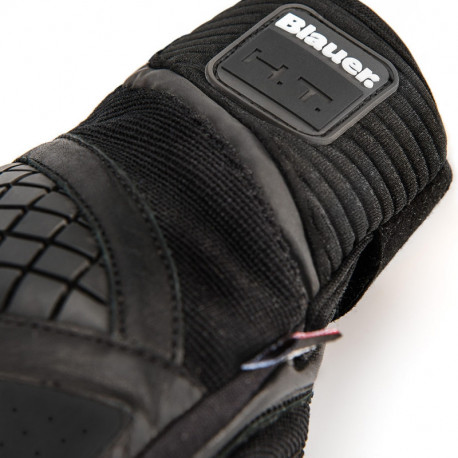 Guantes de Moto Blauer Urban Sport Negro | Piel y Neopreno | Verano | Homologados
