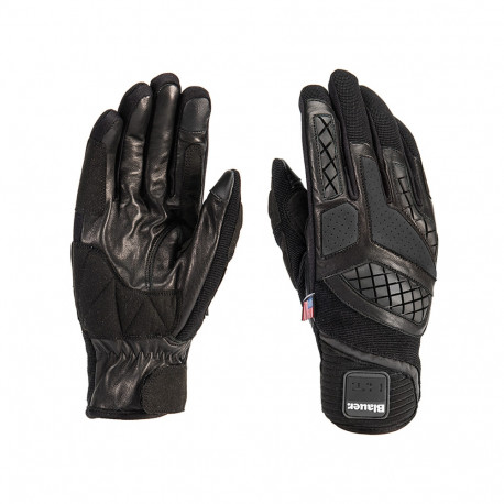 Guantes de Moto Blauer Urban Sport Negro | Piel y Neopreno | Verano | Homologados