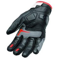 Guantes Moto Garibaldi Carbotech negro/rojo