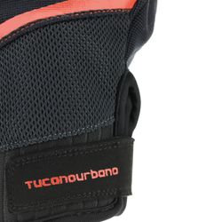 Guantes de verano Tucanourbano Penna Lady negro y rojo