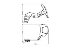 Guardabarros trasero BMW F750GS/850GS/850G ADV