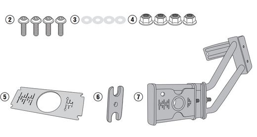 Guardabarros completo Honda NC750S 16>20 y NC750X 16>20