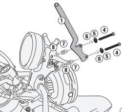 Soporte fijador del porta Smartphone Himalayan 450 (24>)