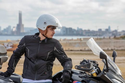 Casco Jet Gari Motorcycle G11 Blanco Perla