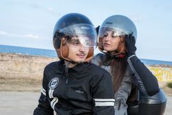 Casco Jet Gari Motorcycle G11 Negro