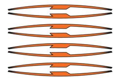 Juego 8 tiras en arco performance para llantas
