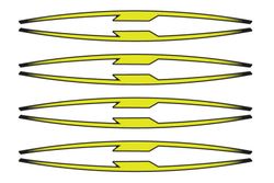 Juego 8 tiras en arco performance para llantas
