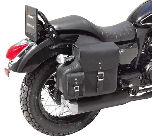 Juego de alforjas piel Macbor Rockster y Rockster Flat