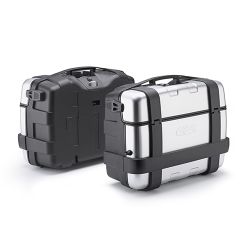 Juego de Maletas Laterales GIVI Trekker 33 L Pack 2 Cubierta Aluminio