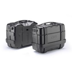 Juego de Maletas Laterales GIVI Trekker 33 L Pack 2 Cubierta Aluminio