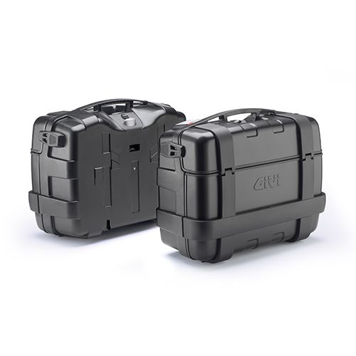 Juego de Maletas Laterales GIVI Trekker 33 L Pack 2 Cubierta Aluminio