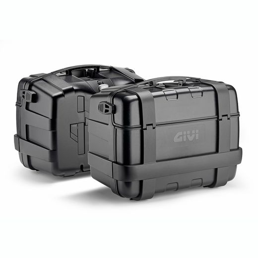 Juego de Maletas Laterales GIVI Trekker Lite 46 L Pack 2 Negra