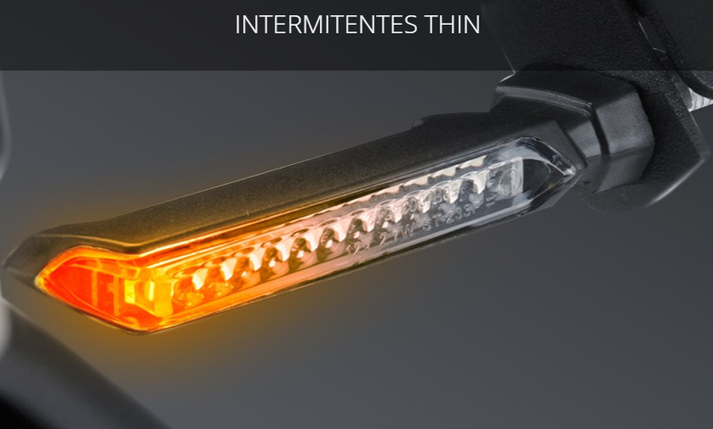 Intermitentes Moto Puig Lanza Leds Homologados Juego Negro/Aluminio