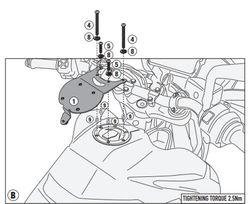 Kit adaptador TANKLOCK  KTM 890 SDMT 2023>