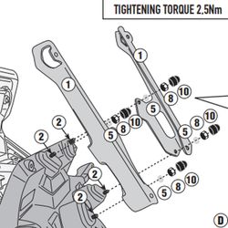Parabrisas completo Givi para BMW CE 04 (22 > 23)