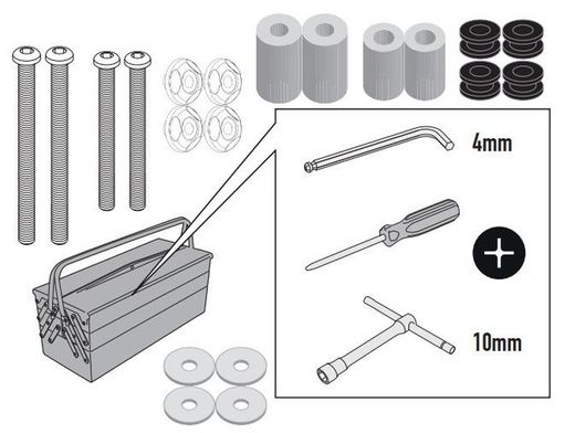 Kit anclajes especifico para 7056DT