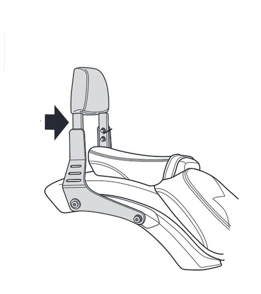 KIT BACKREST KAWASAKI VULCAN S 650 '15