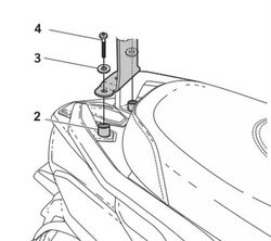 KIT BACKREST KYMCO DTX 360 '21