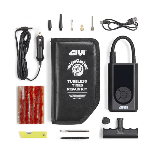 Kit de Reparación de Neumáticos con Compresor Recargable S451
