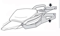 Soporte maleta shad BMW R 1250 R/RS '15>19/ R 1250 R/RS 19>23