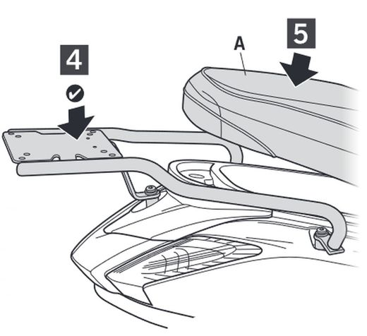 PORTAEQUIPAJES D'ELIGHT 125  '17 '19