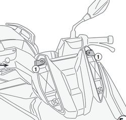 Fijaci¾n parabrisas Givi BMW C400gGT 19>