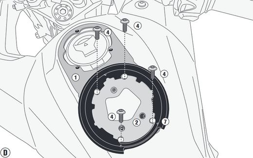 Base Tanklock BF44 H.CB 500 X 19>21