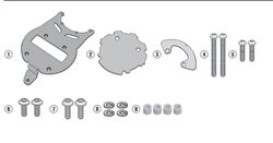 Anclaje tanklock givi bf51( ktm)