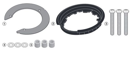 Anclaje tanklock givi BF54 yamaha mt-03 321 (20 > )