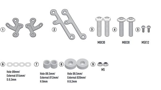 Tr. Speed Twin 19>20 Parabrisas completo Givi