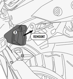 Kit montaje del pl7705cam para ktm 1290 adventure 15>20