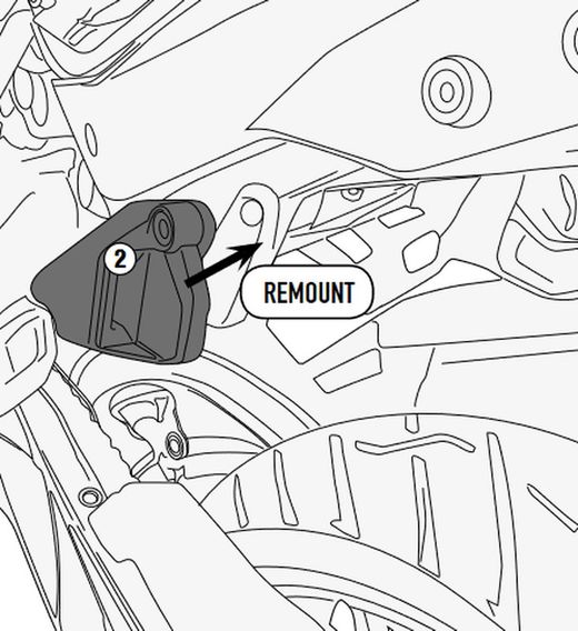 Kit montaje del pl7705cam para ktm 1290 adventure 15>20